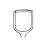 KO 702/03 кюретка аденоїдна BARNHILL, №3, 22 см