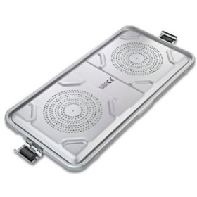 KYE 280/51 крышка перфорированная, серебряная, 580х280 мм